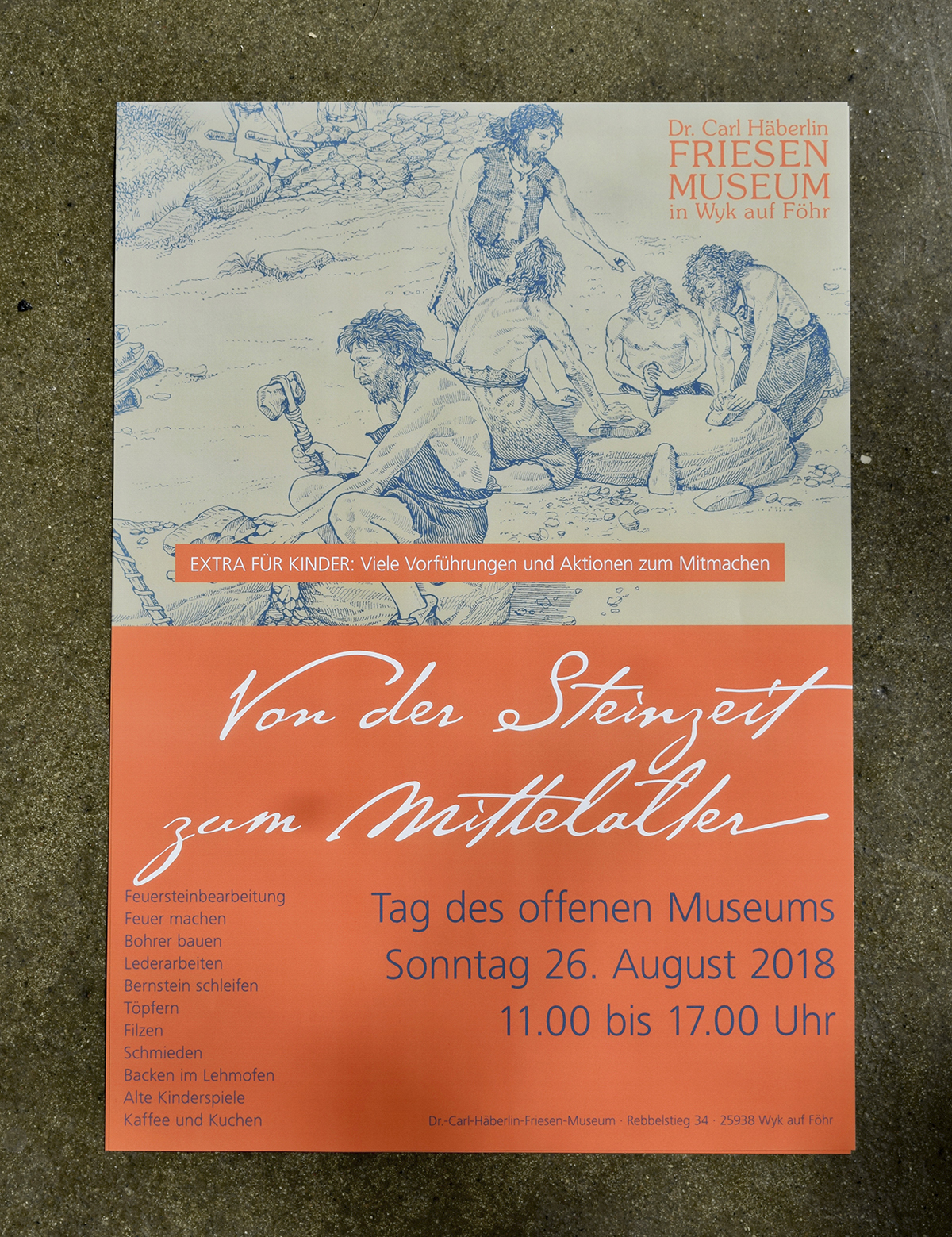 Plakat, Friesen-Museum © Jörg Stauvermann 2018