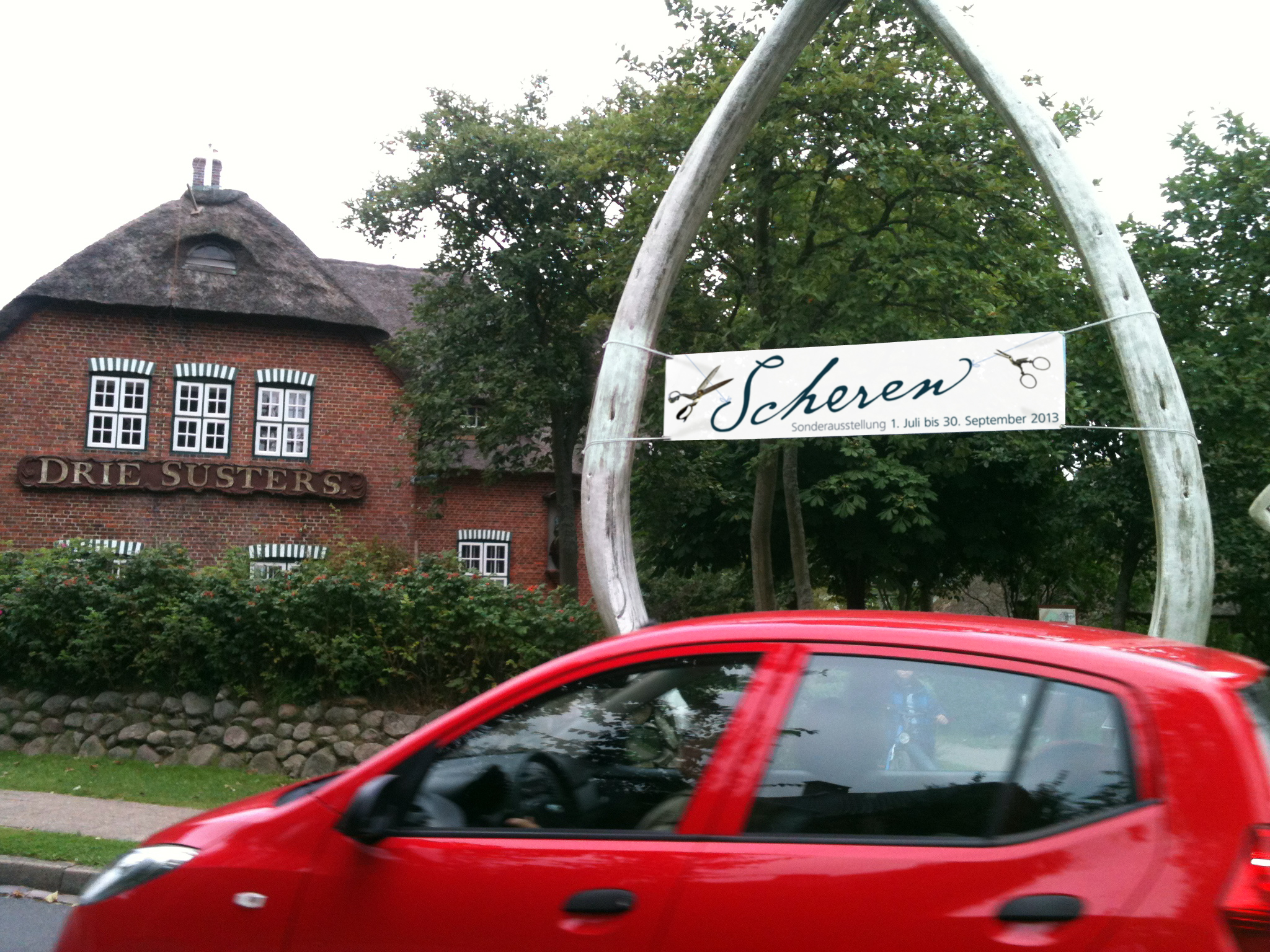 Das Banner am Friesen-Museum